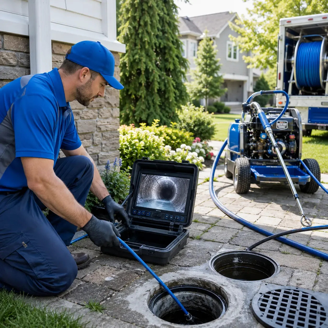 Outdoor drain cleaning professionals serving Quogue, NY